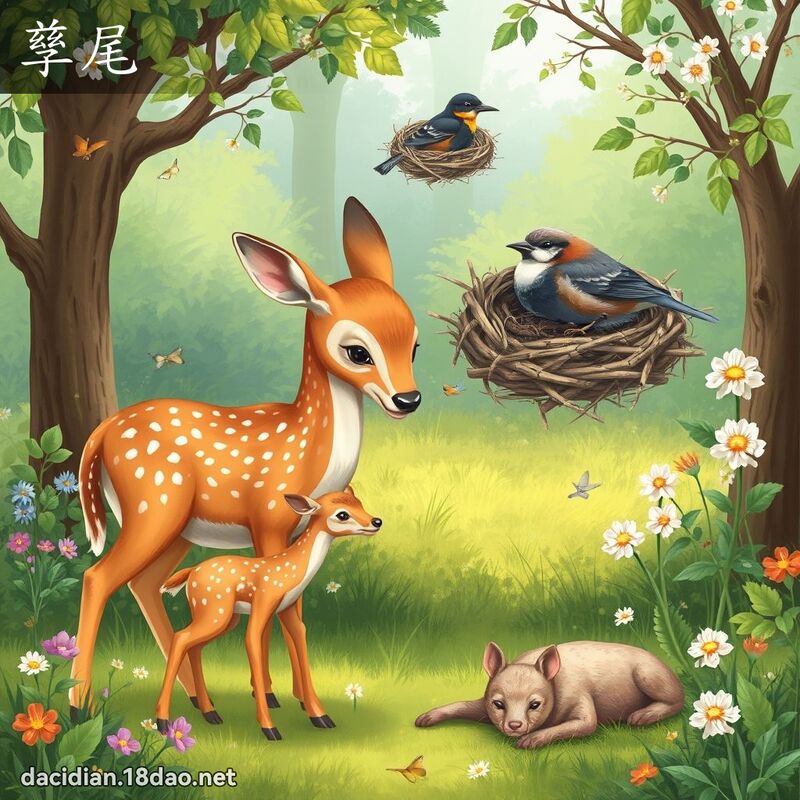 孳尾 - 国语大辞典配图