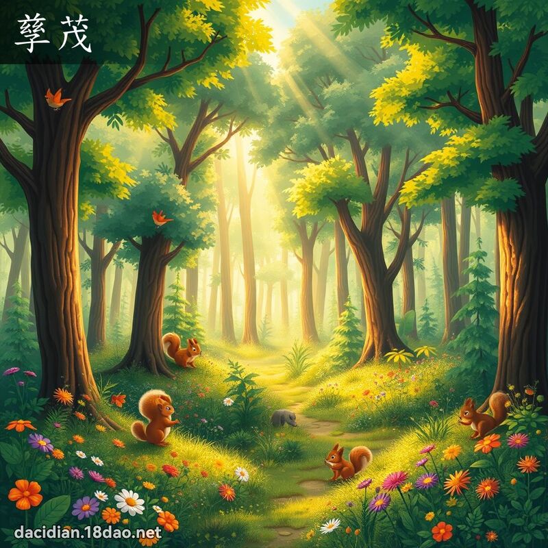 孳茂 - 国语大辞典配图