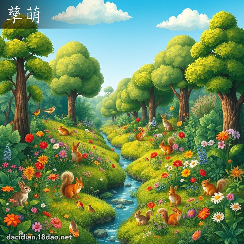孳萌 - 國語大辭典配圖