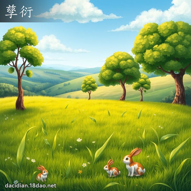孳衍 - 國語大辭典配圖