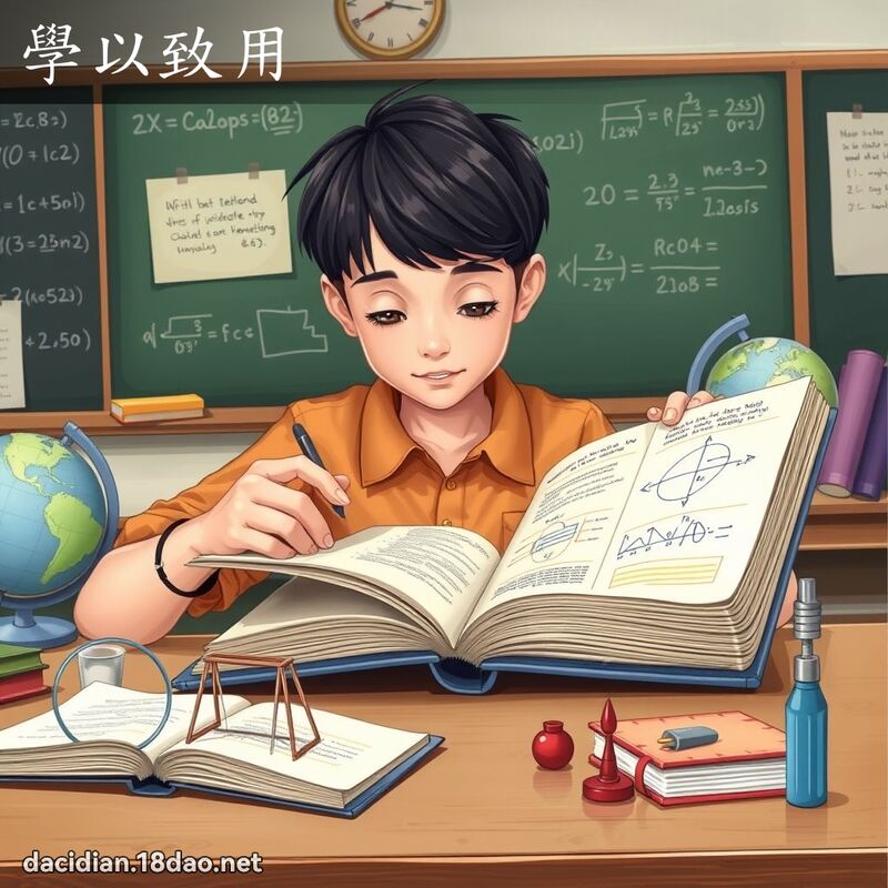 學以致用 - 國語大辭典配圖