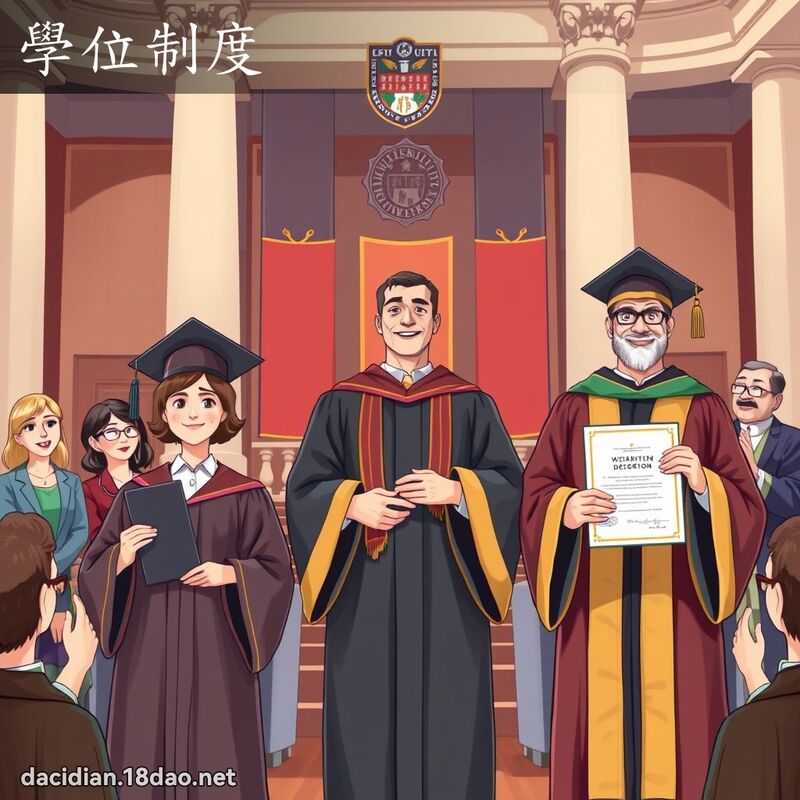 學位制度 - 國語大辭典配圖