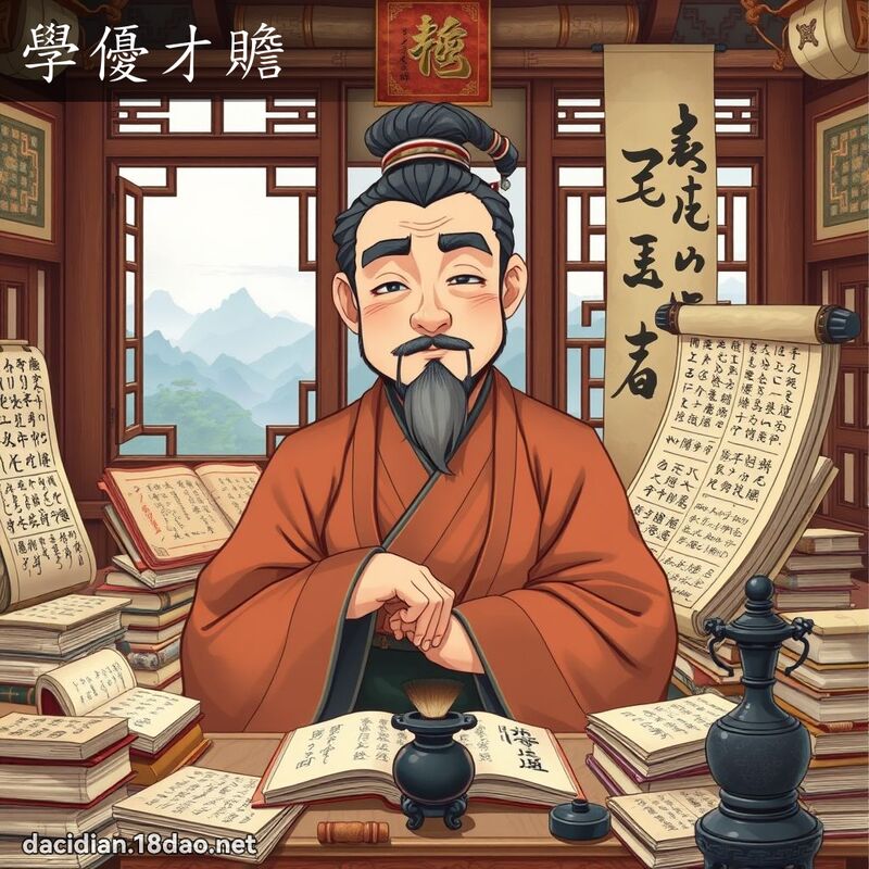 学优才赡 - 国语大辞典配图