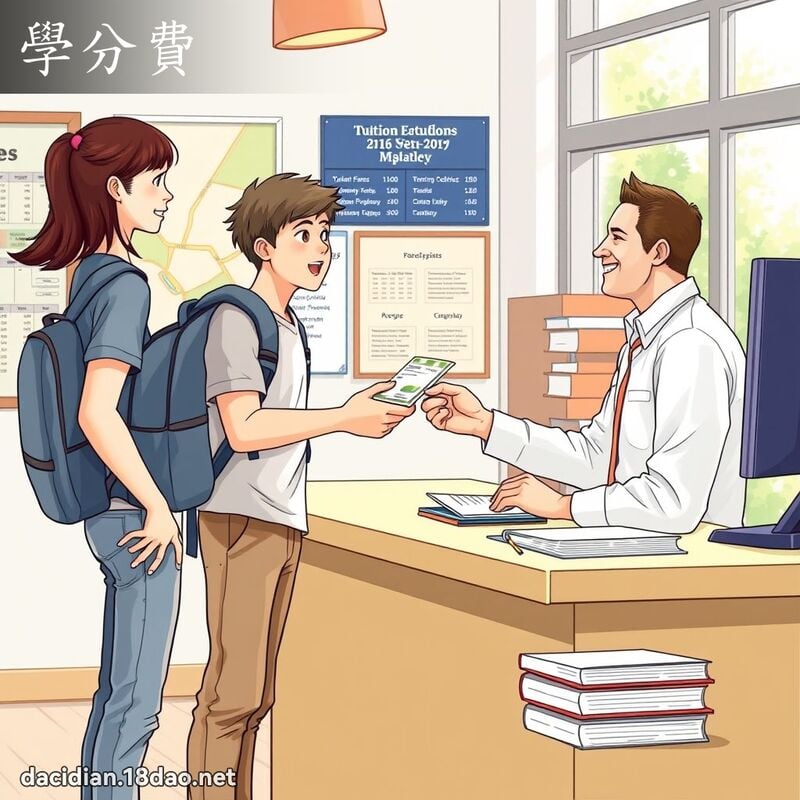 學分費 - 國語大辭典配圖