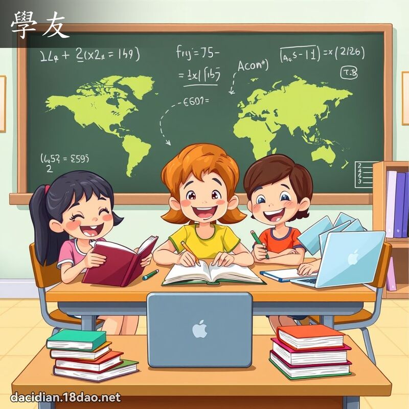 學友 - 國語大辭典配圖