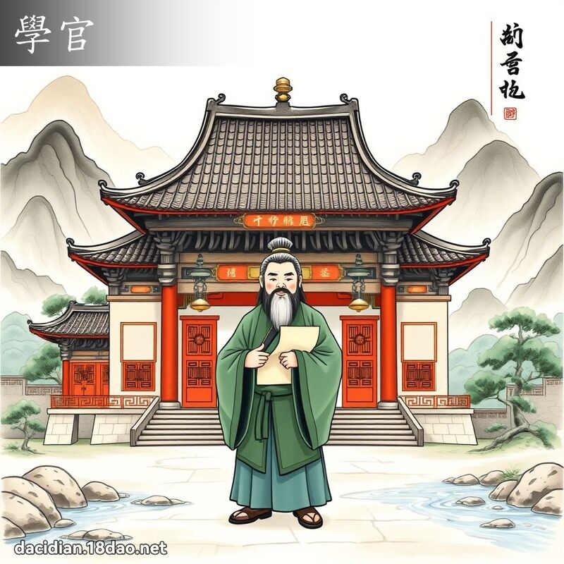 学官 - 国语大辞典配图
