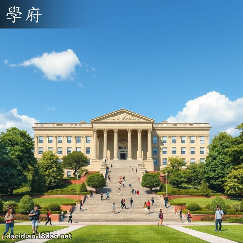 学府 - 国语大辞典配图