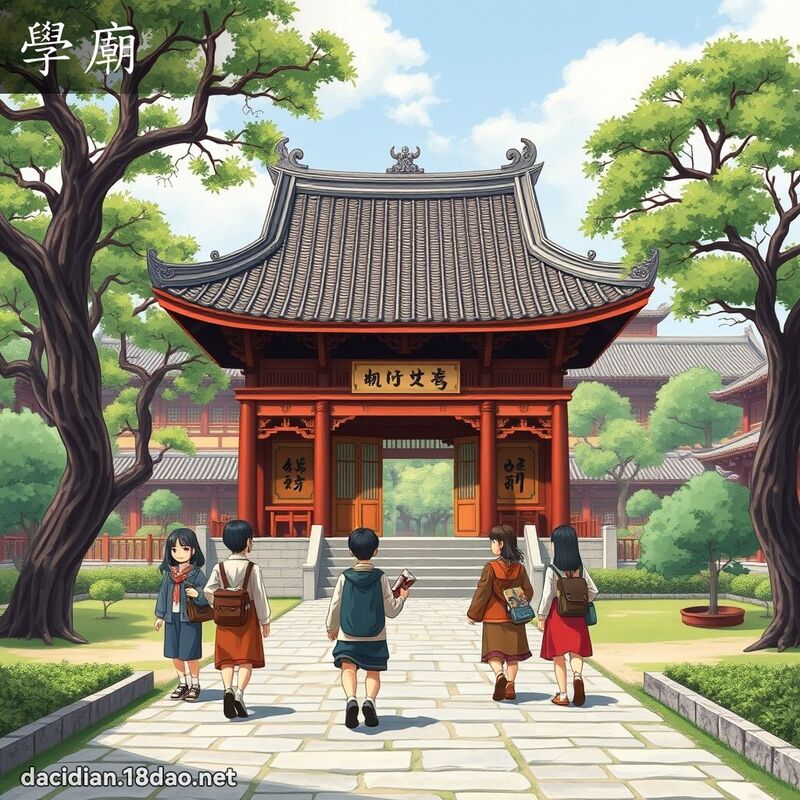 學廟 - 國語大辭典配圖