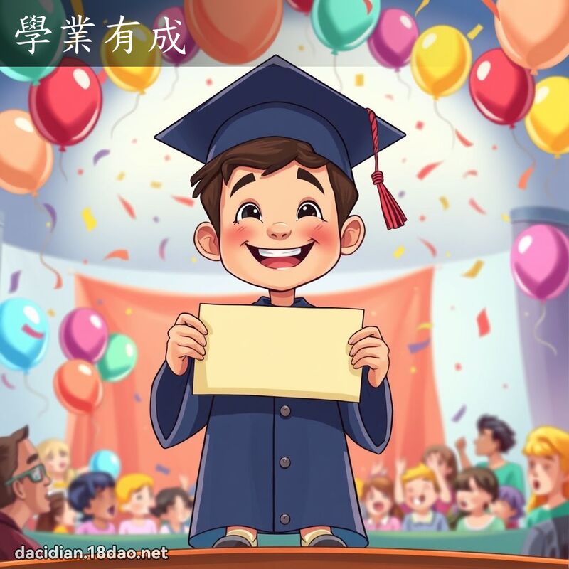 學業有成 - 國語大辭典配圖
