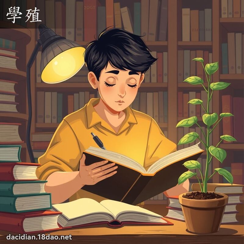 学殖 - 国语大辞典配图