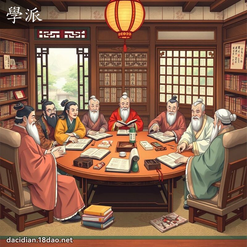 學派 - 國語大辭典配圖