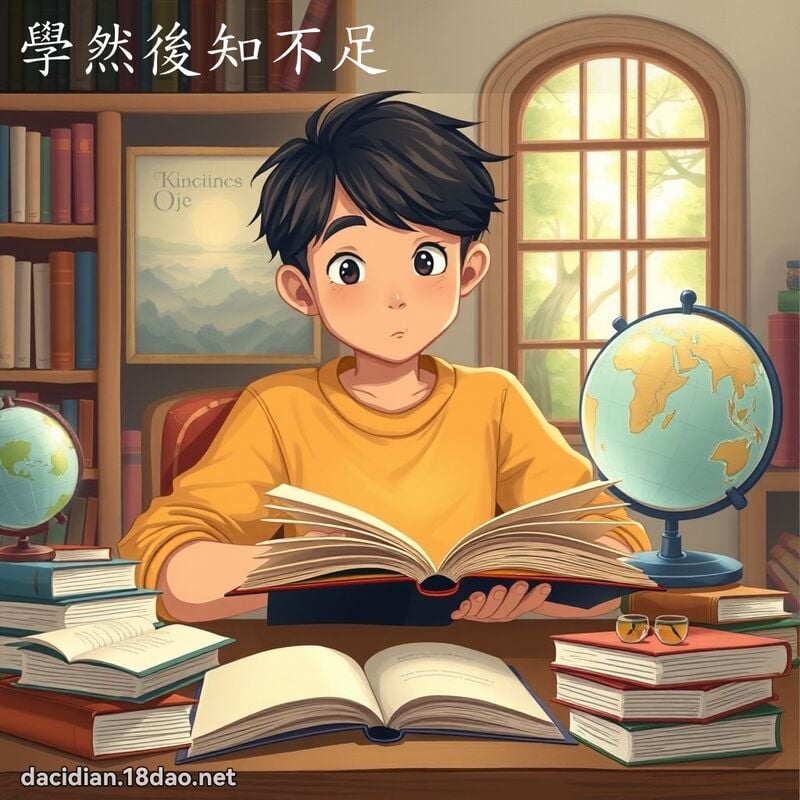 学然后知不足 - 国语大辞典配图