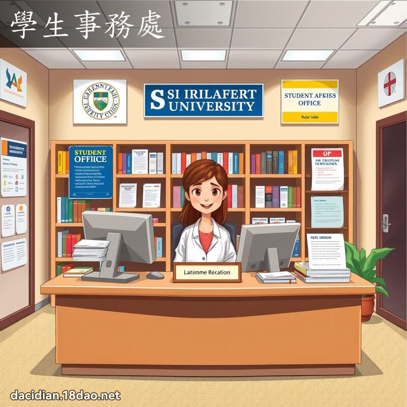 学生事务处 - 国语大辞典配图