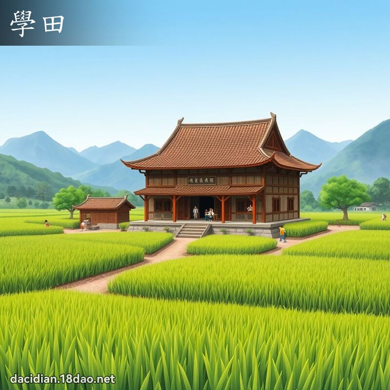 学田 - 国语大辞典配图