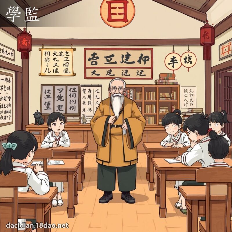 学监 - 国语大辞典配图