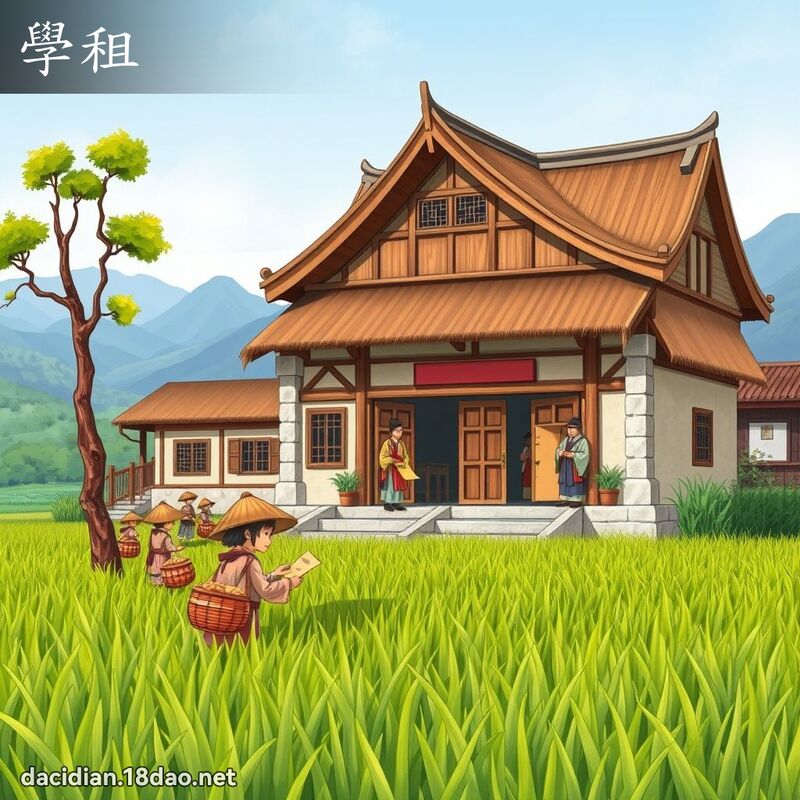 学租 - 国语大辞典配图