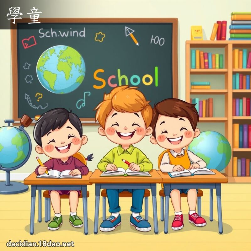 学童 - 国语大辞典配图