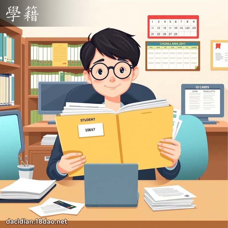 学籍 - 国语大辞典配图