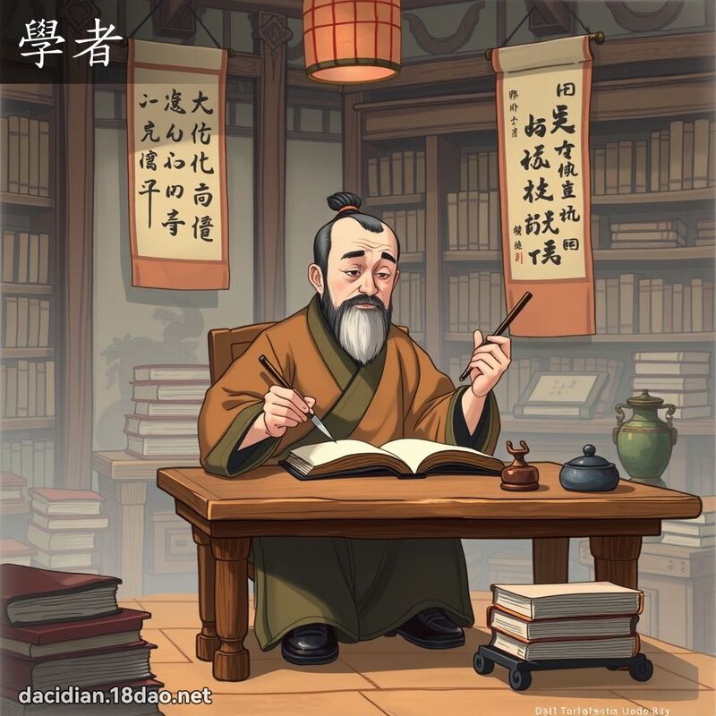 学者 - 国语大辞典配图