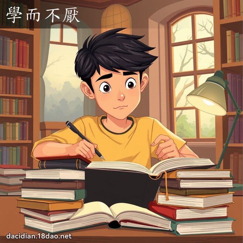 学而不厌 - 国语大辞典配图
