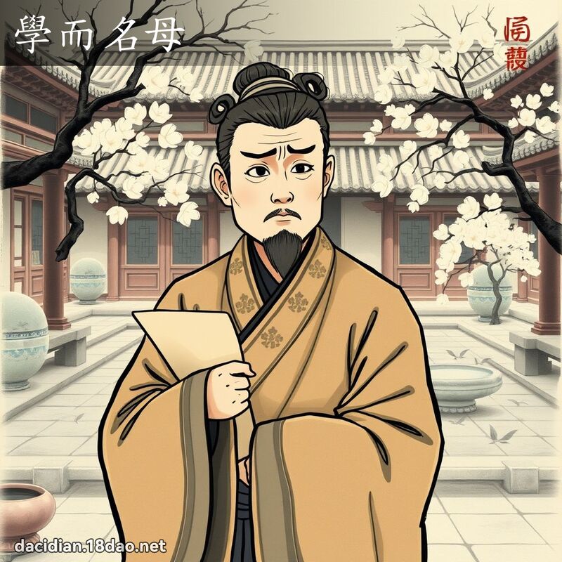 學而名母 - 國語大辭典配圖
