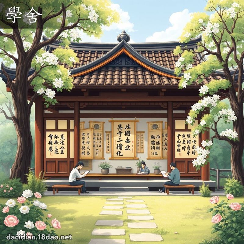 學舍 - 國語大辭典配圖