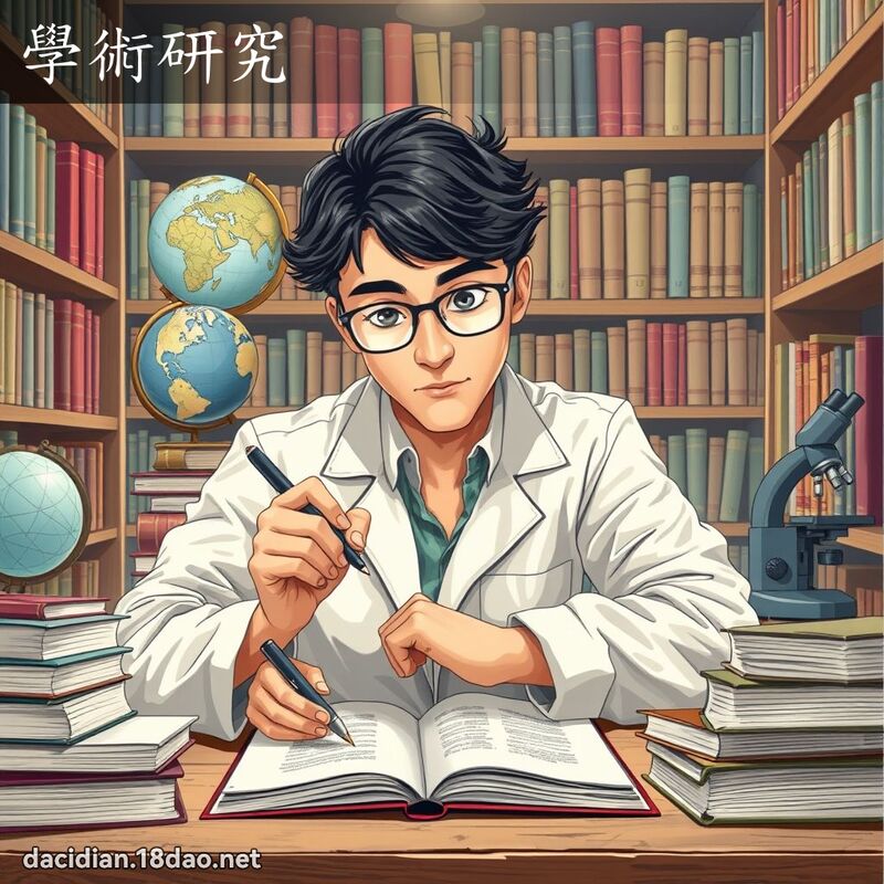 学术研究 - 国语大辞典配图