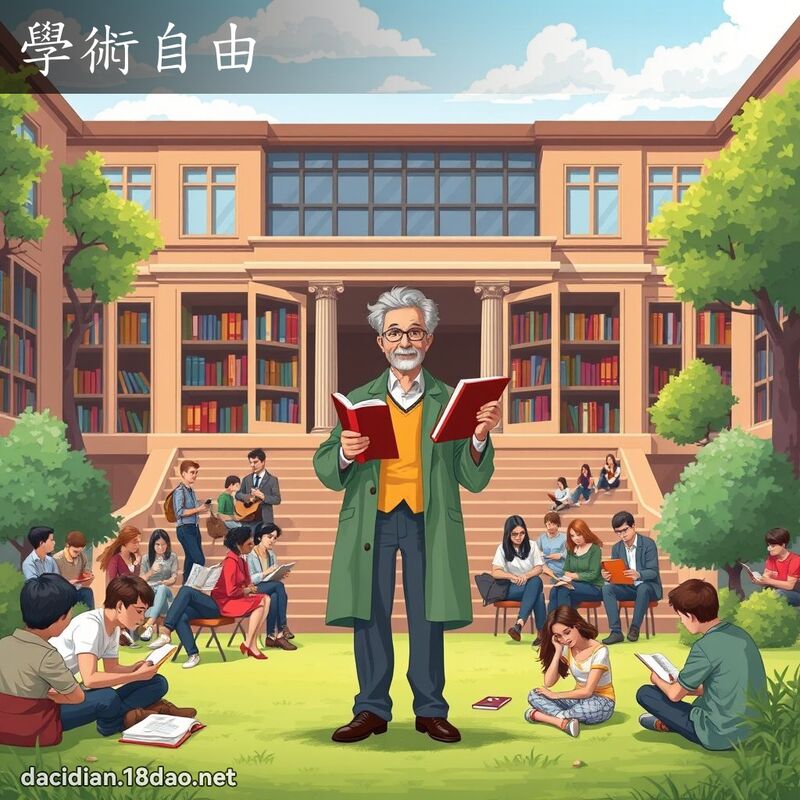 学术自由 - 国语大辞典配图