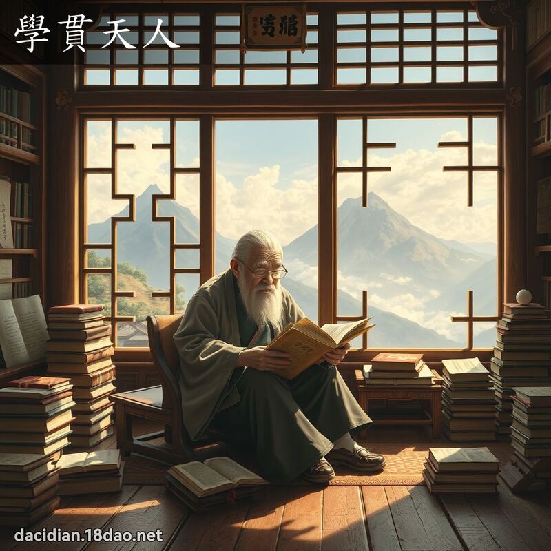 學貫天人 - 國語大辭典配圖
