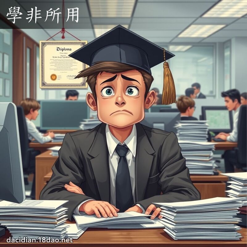 學非所用 - 國語大辭典配圖