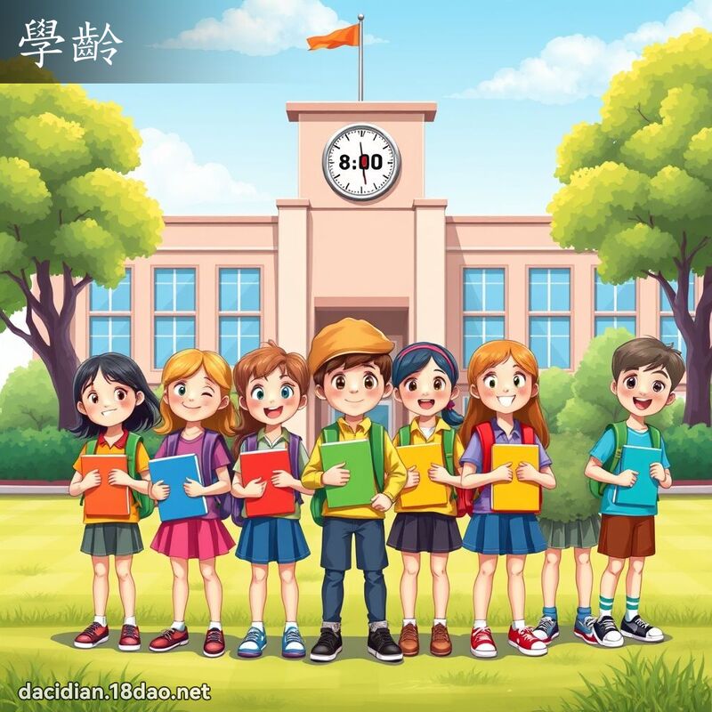 學齡 - 國語大辭典配圖