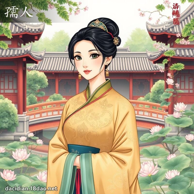 孺人 - 国语大辞典配图