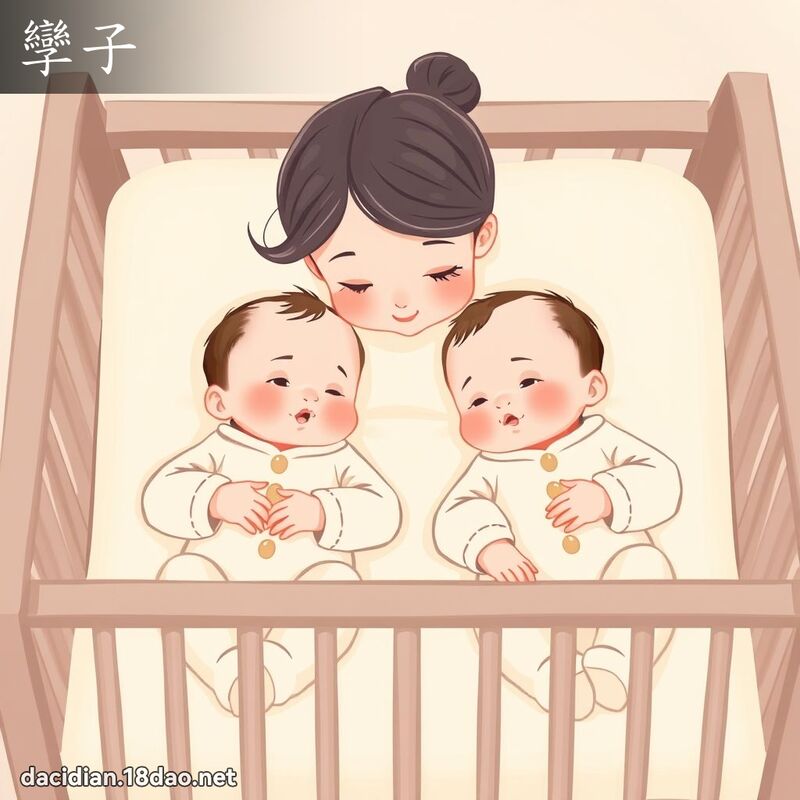 孪子 - 国语大辞典配图