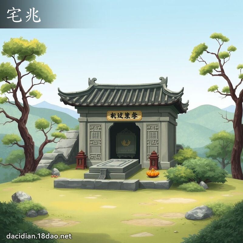 宅兆 - 国语大辞典配图