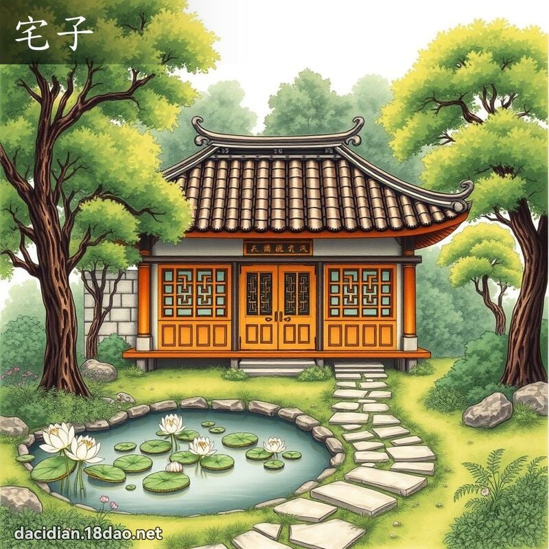 宅子 - 国语大辞典配图