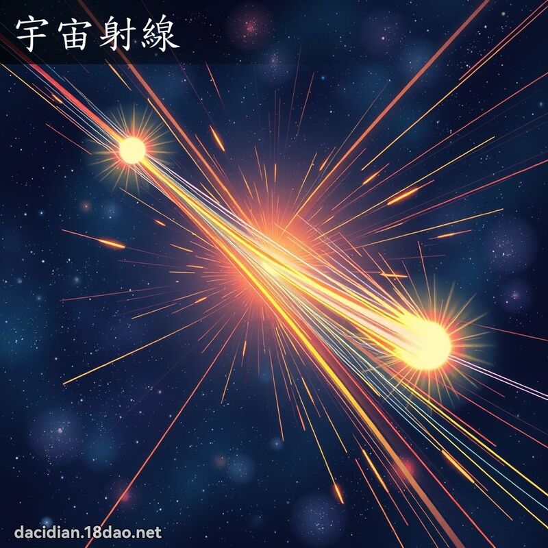 宇宙射线 - 国语大辞典配图