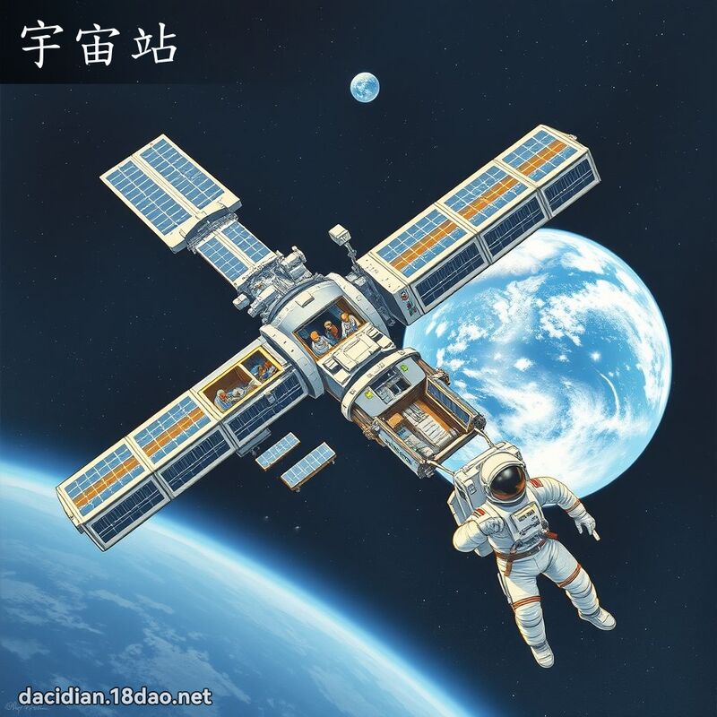 宇宙站 - 國語大辭典配圖
