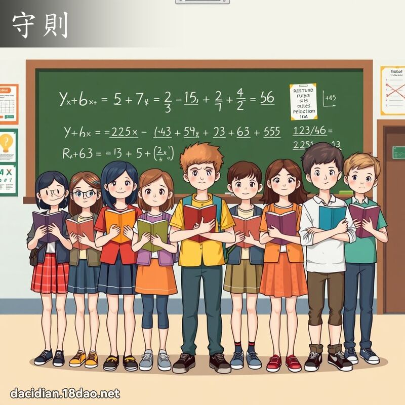守则 - 国语大辞典配图