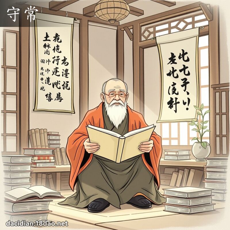 守常 - 国语大辞典配图