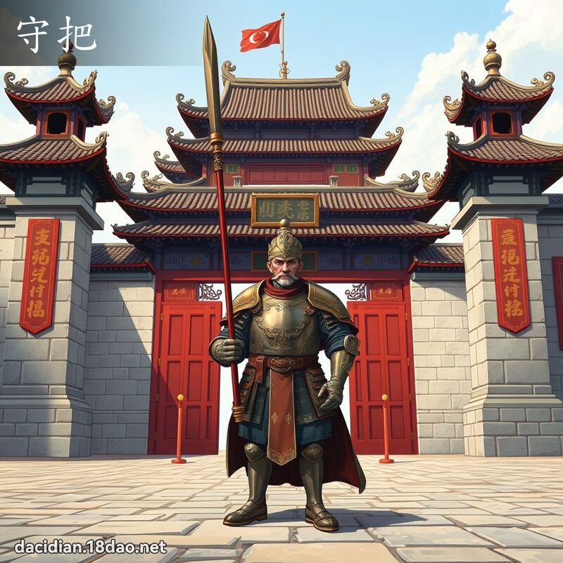 守把 - 國語大辭典配圖