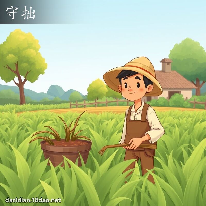 守拙 - 国语大辞典配图