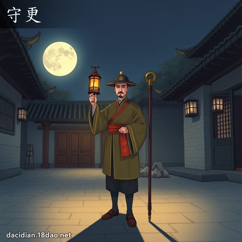 守更 - 國語大辭典配圖