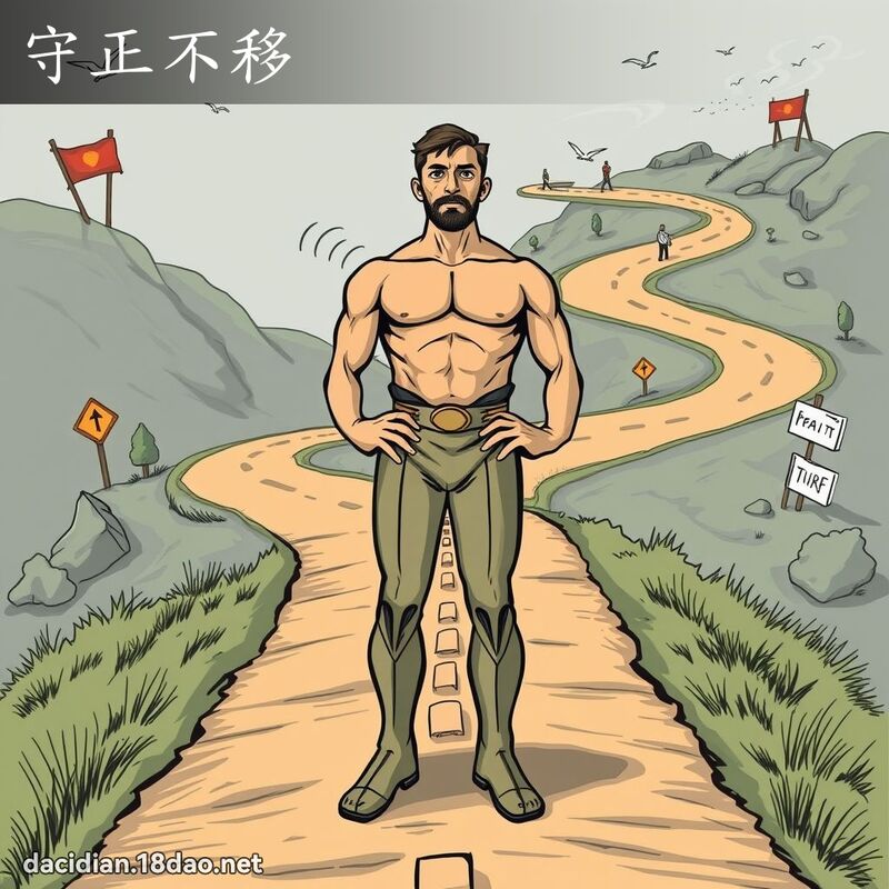 守正不移 - 國語大辭典配圖