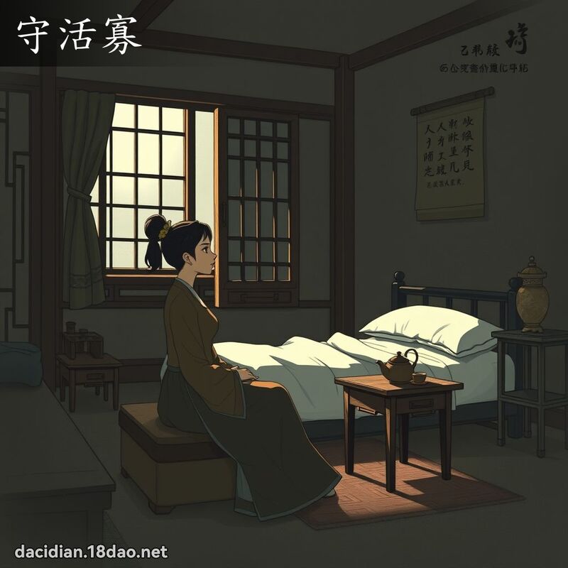 守活寡 - 国语大辞典配图