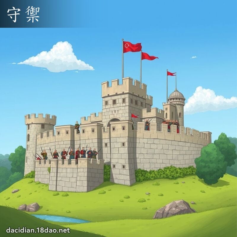 守禦 - 國語大辭典配圖