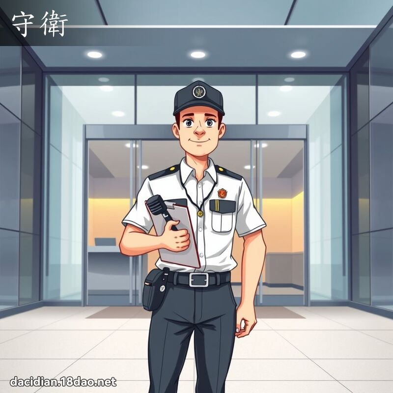 守衛 - 國語大辭典配圖