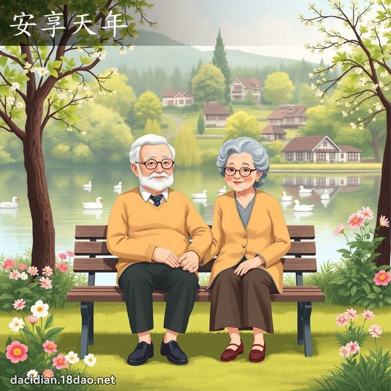 安享天年 - 國語大辭典配圖