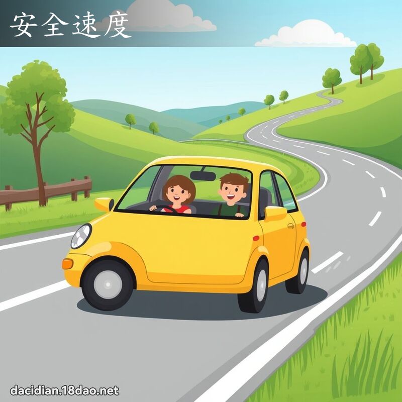 安全速度 - 國語大辭典配圖