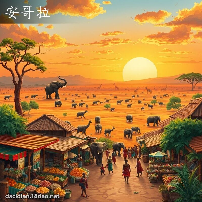 安哥拉 - 國語大辭典配圖