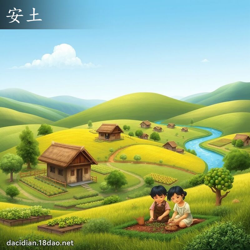 安土 - 國語大辭典配圖